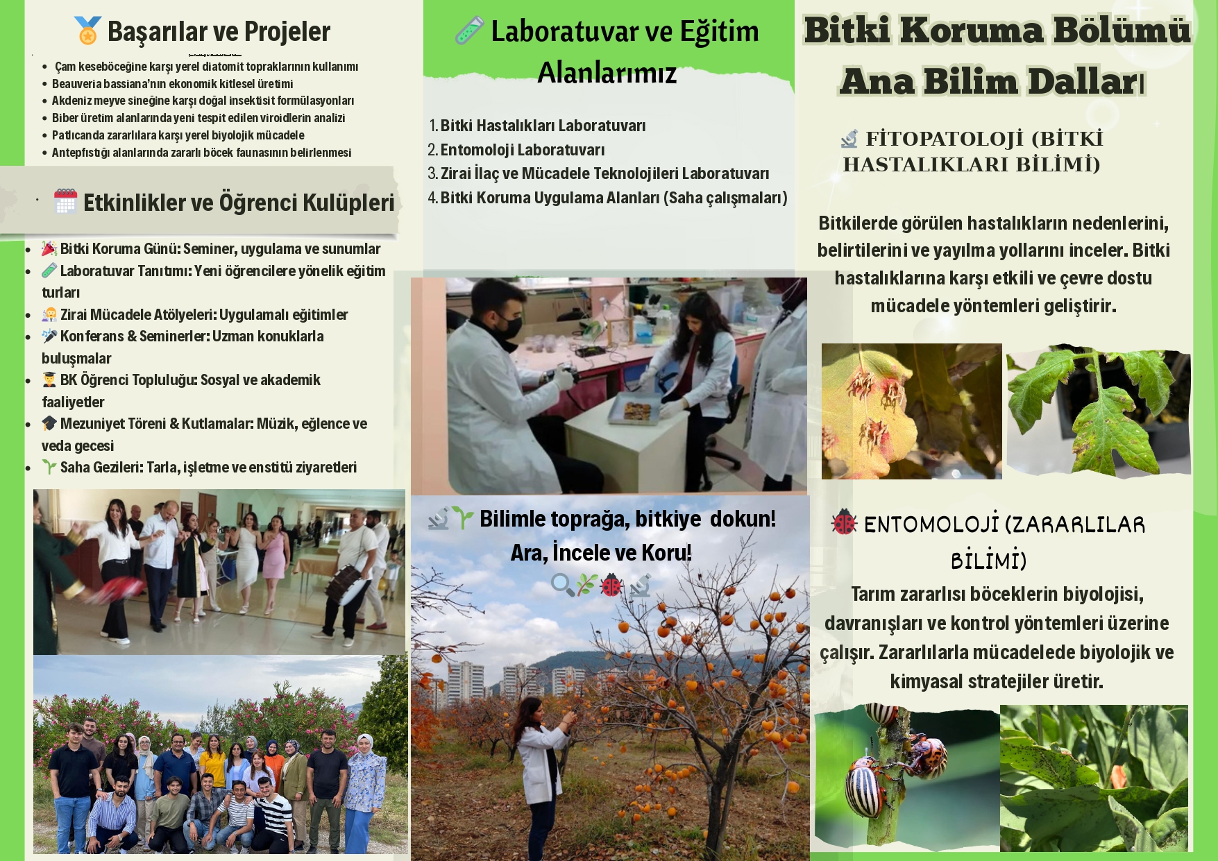 BİTKİ KORUMA BÖLÜMÜ 